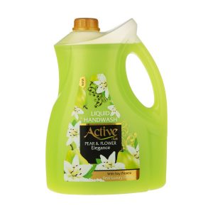 مایع دستشویی 3750 گرمی گل و گلابی اکتیو