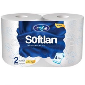 دستمال توالت دوقلو سافتلن